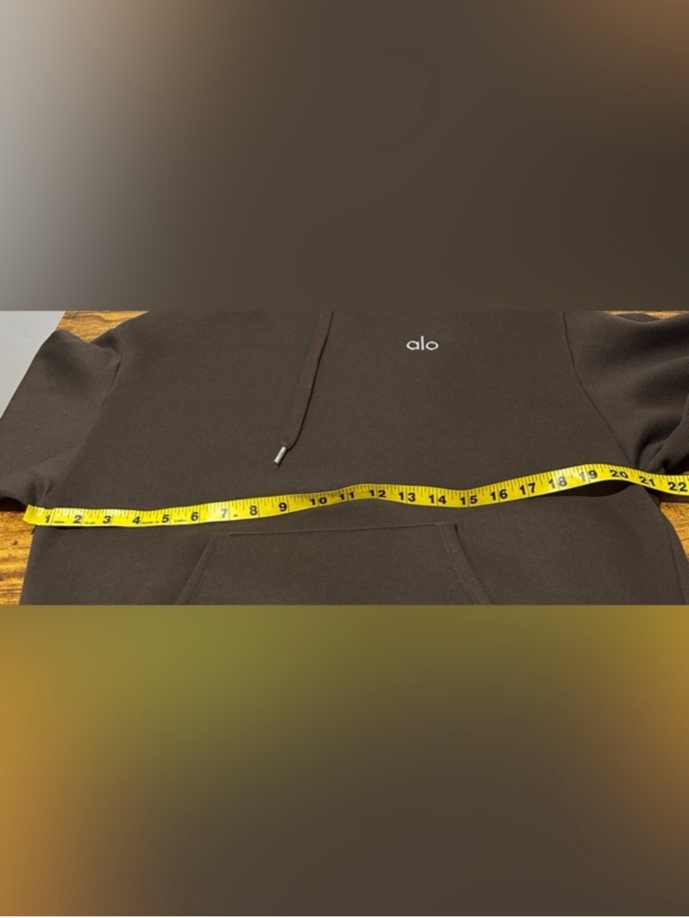 ALO Accolade Espresso Hoodie - Picture 7 of 8